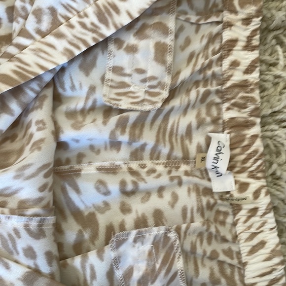 Brown and white dressy pants (new) - Picture 3 of 4